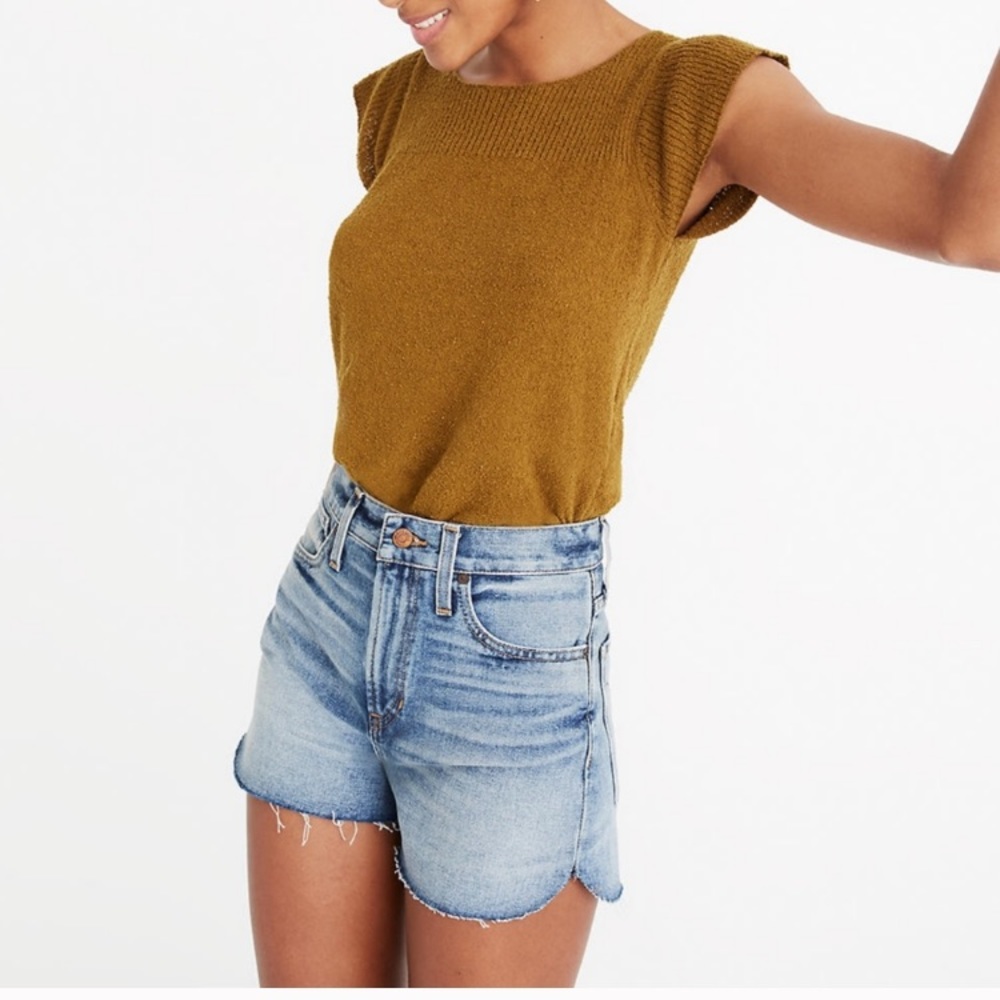 Madewell The Perfect Jean Short Tulip Edition